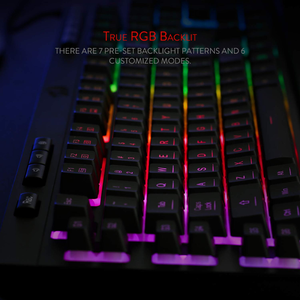 Redragon Shiva K512 Wired Membrane RGB Keyboard - Black