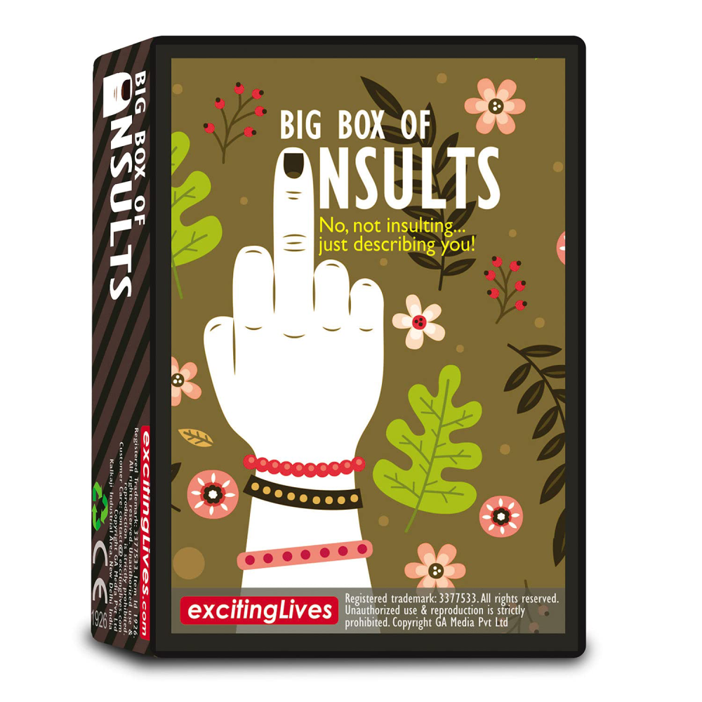 Exciting Lives Big Box of Insults Card Game