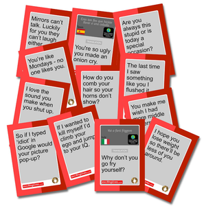 Exciting Lives Big Box of Insults Card Game