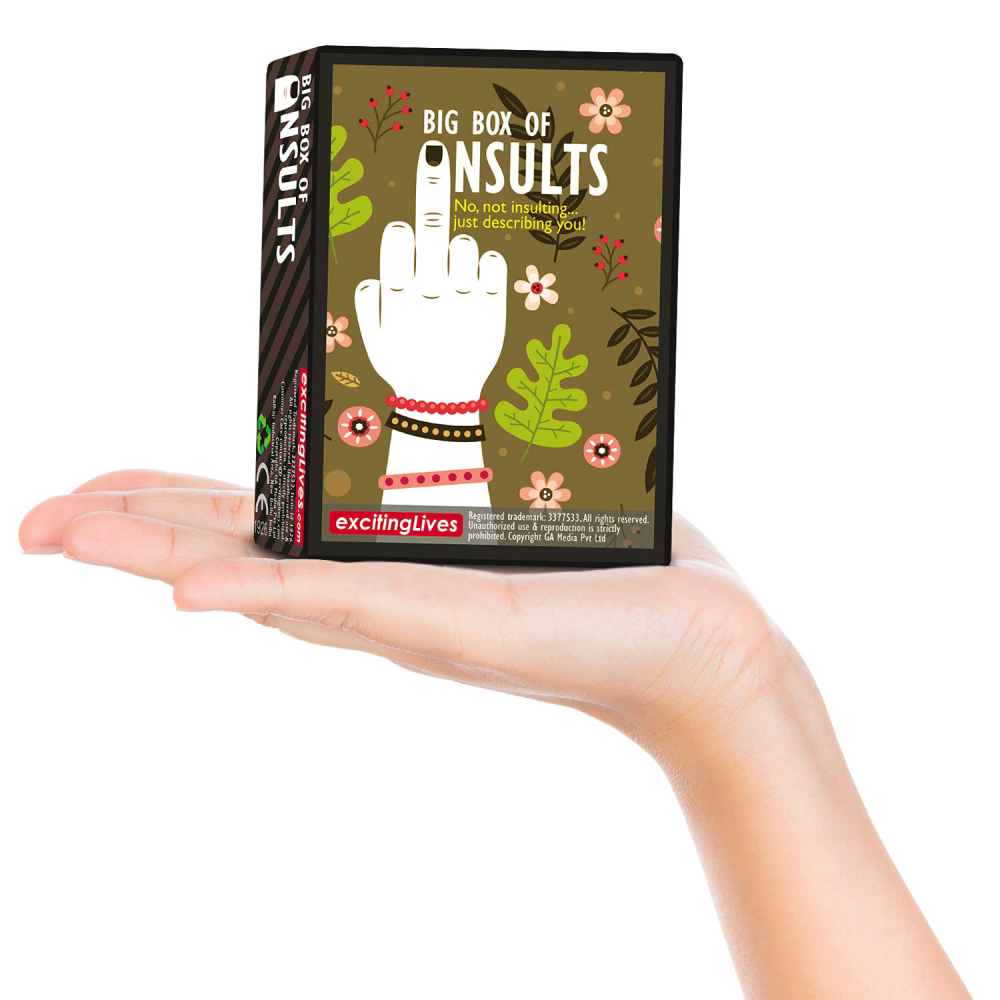 Exciting Lives Big Box of Insults Card Game