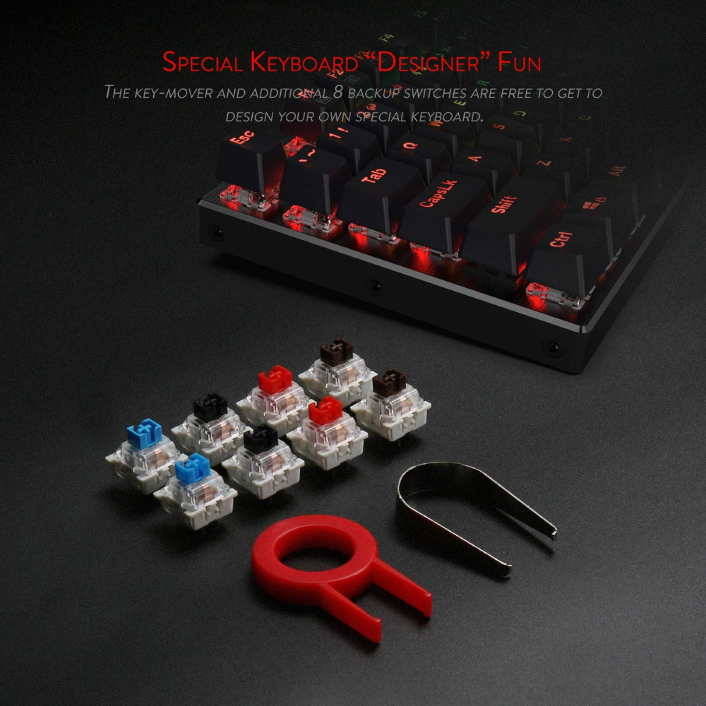 Redragon Devarajas K556 Wired Mechanical Keyboard - Brown Switches
