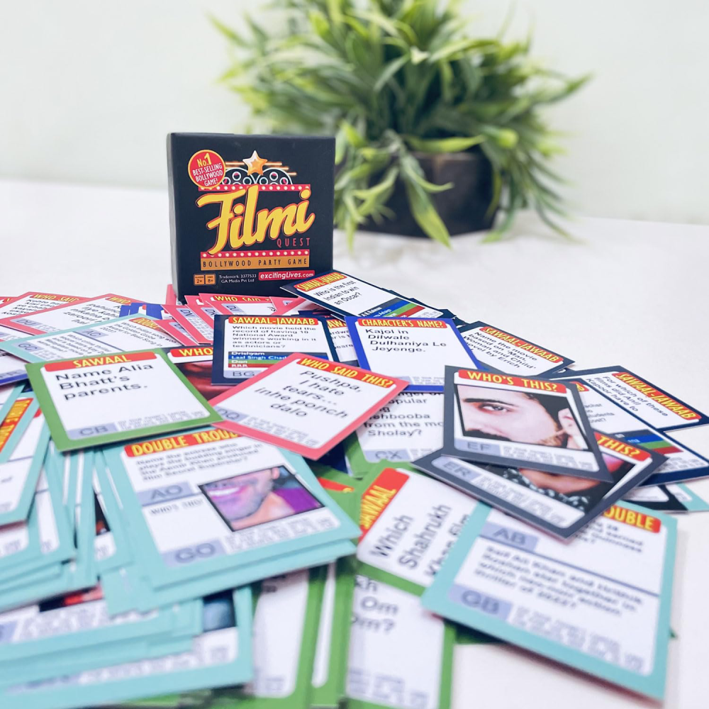 Exciting Lives Filmi Quest Bollywood Party Card Game 