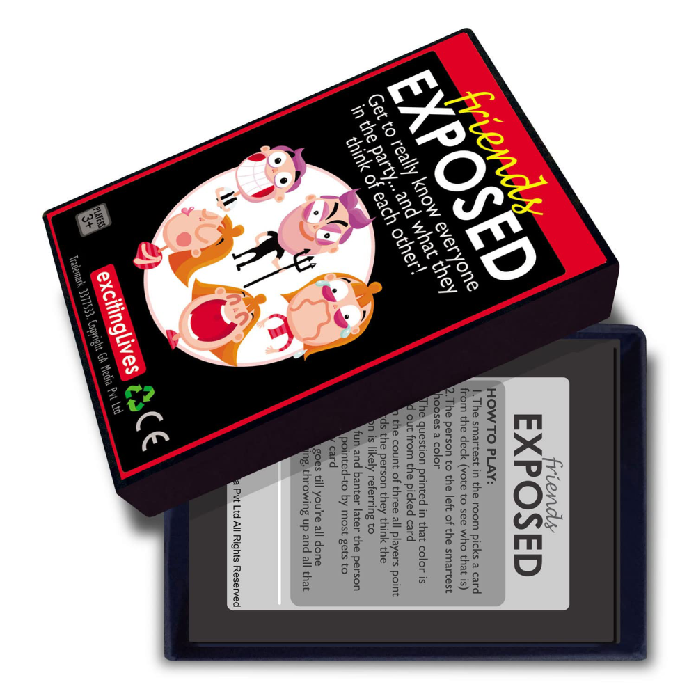Exciting Lives Friends Exposed Party Card Game