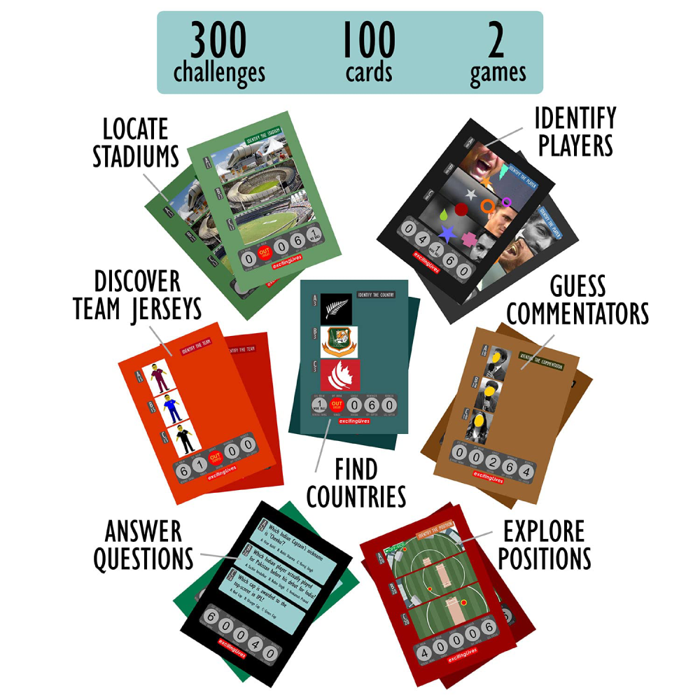 Exciting Lives Cricket Fever Card Game
