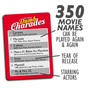 Exciting Lives Bollywood Dumb Charades Card Game