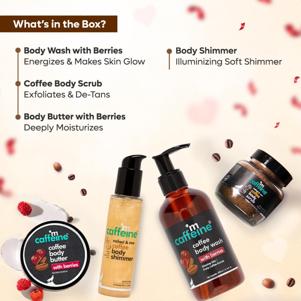 mCaffeine Coffee Glam Body Care - Gift Kit 