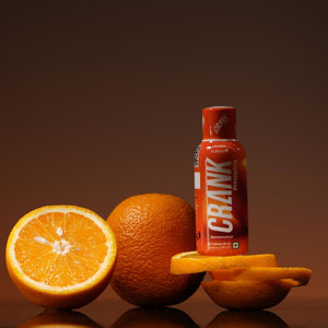 Crank Energy Shot – Orange Flavour, Pack of 12 (60ml each)