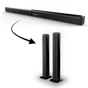PeopleLink S100 Soundbar with 2.0ch - Black