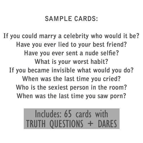 Exciting Lives Truth or Dare Card Game