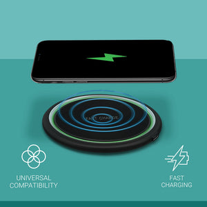 Tempt Powerpad Qi Certified USB Wireless Mobile Charger 
