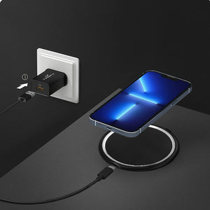Tempt Powerpad Qi Certified USB Wireless Mobile Charger 