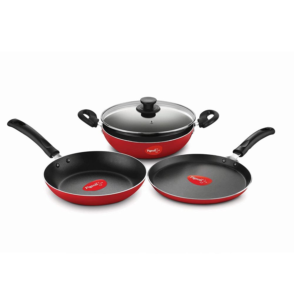 Pigeon Vita Induction Base Non Stick Cookware Set - 4 Pieces