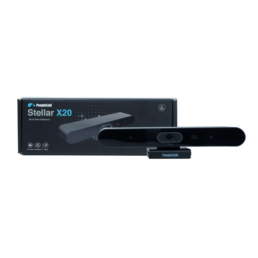 PeopleLink Stellar X20 Webcam - Black
