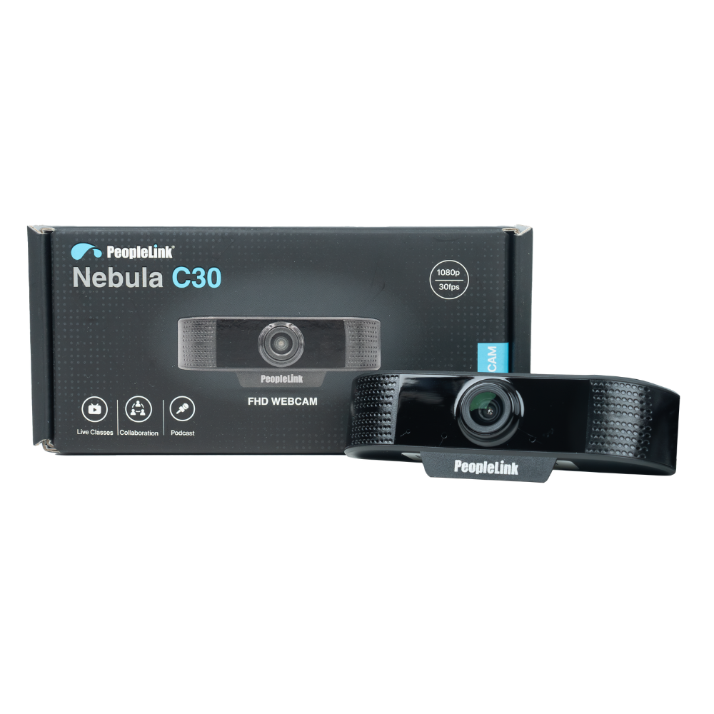 PeopleLink Nebula C30 Webcam - Black