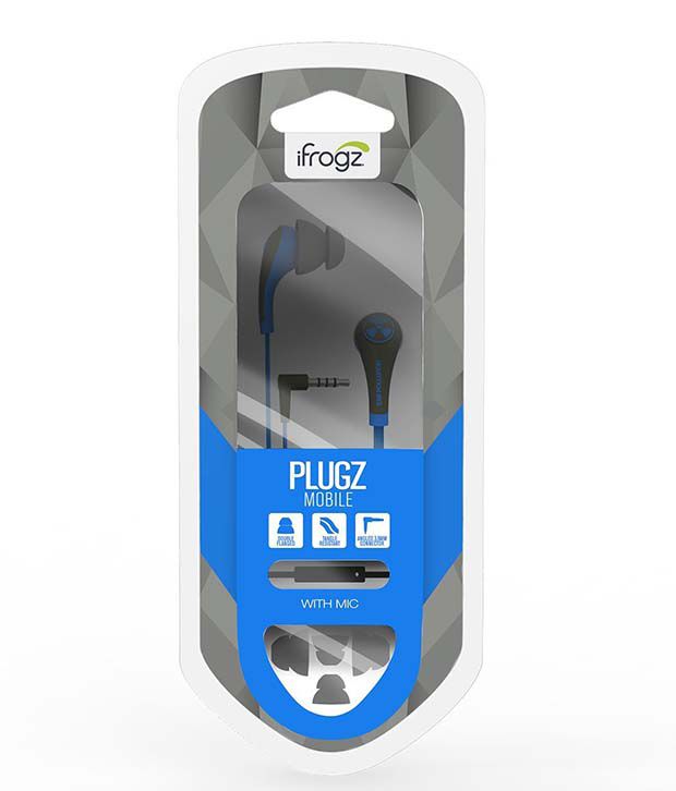 iFrogz Audio - Ear Pollution Plugz with Mic - Neon Green