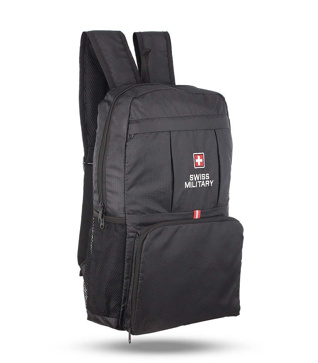 Swiss Military 13L Foldable Backpack - Black